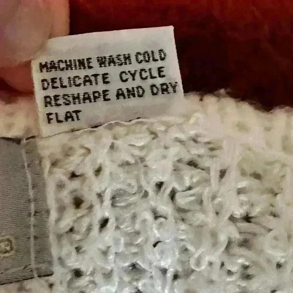 Stitch Works Womens Large White Cardigan Sweater No Buttons Or Zipper EUC - Picture 8 of 15